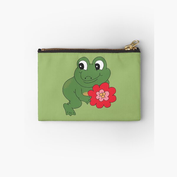 Item preview, Froggy with Flower (Red) designed and sold by yellowflowerhut.