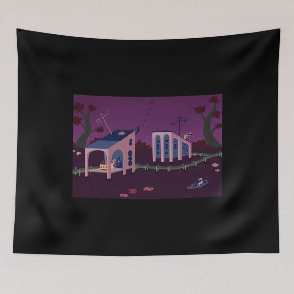 Item preview, Whimsical Dreamlike Landscape Illustration designed and sold by Catsi-Nook-Art.