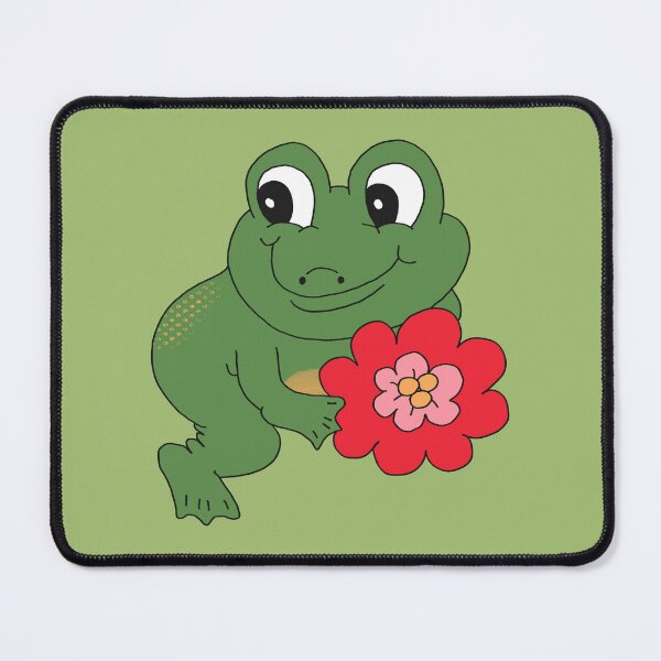 Item preview, Froggy with Flower (Red) designed and sold by yellowflowerhut.