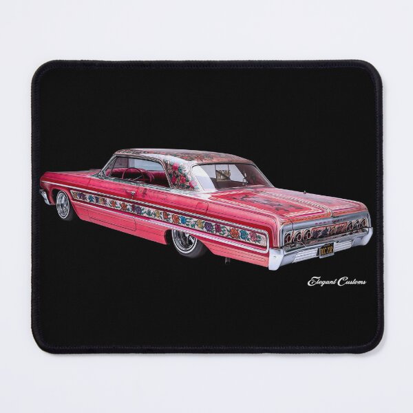 Item preview, 1964 Impala Gypsy Rose 3/4 rear no text Kustom, Hot Rod, Muscle Car designed and sold by Elegant Customs.