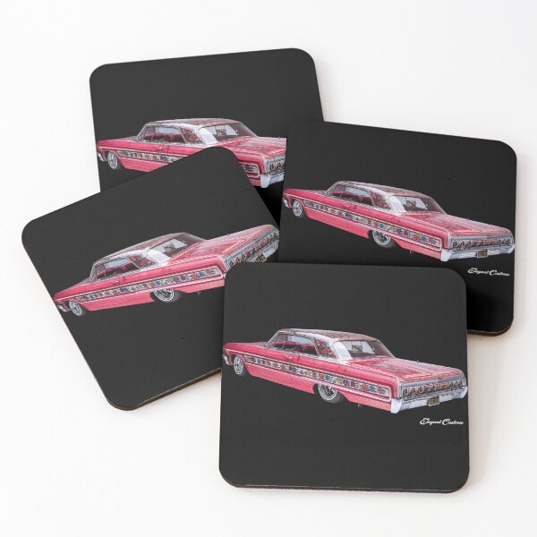 Item preview, 1964 Impala Gypsy Rose 3/4 rear no text Kustom, Hot Rod, Muscle Car designed and sold by Elegant Customs.