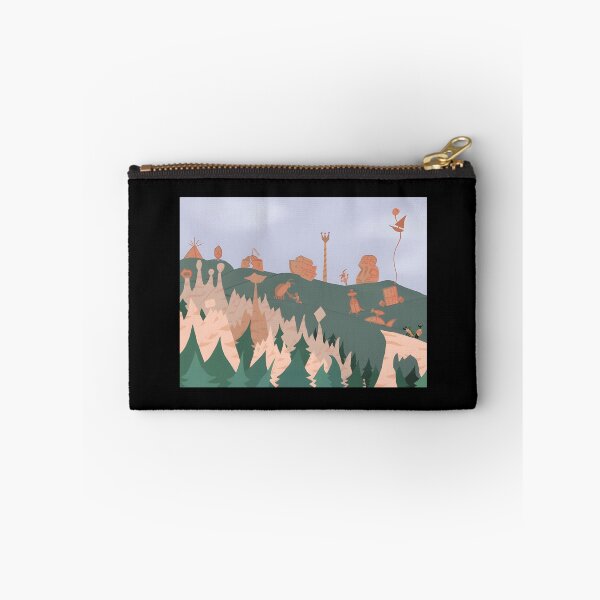 Item preview, Whimsical Landscape with Stony Figures designed and sold by Catsi-Nook-Art.