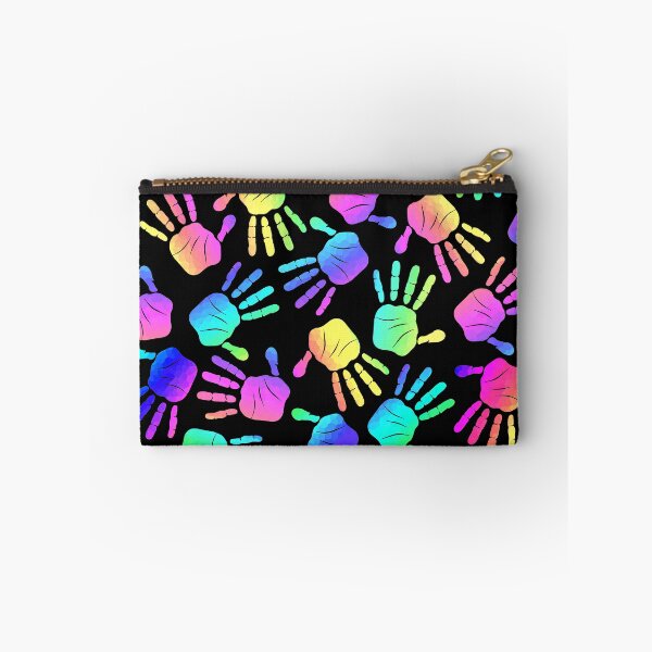 Item preview, Rainbow Colors Hand Prints Pattern designed and sold by Sartoris Art.