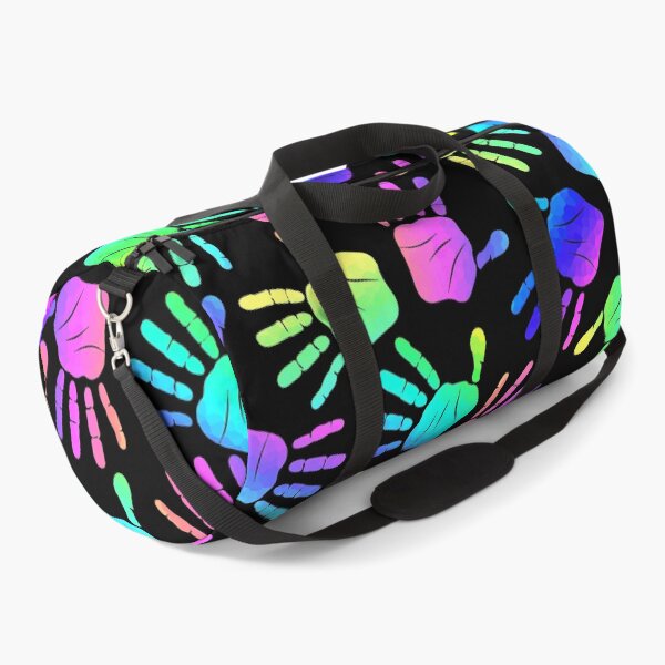 Item preview, Rainbow Colors Hand Prints Pattern designed and sold by Sartoris Art.