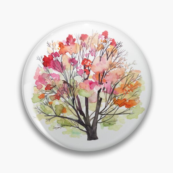 Item preview, Watercolor Autumn Tree designed and sold by peacelettering.