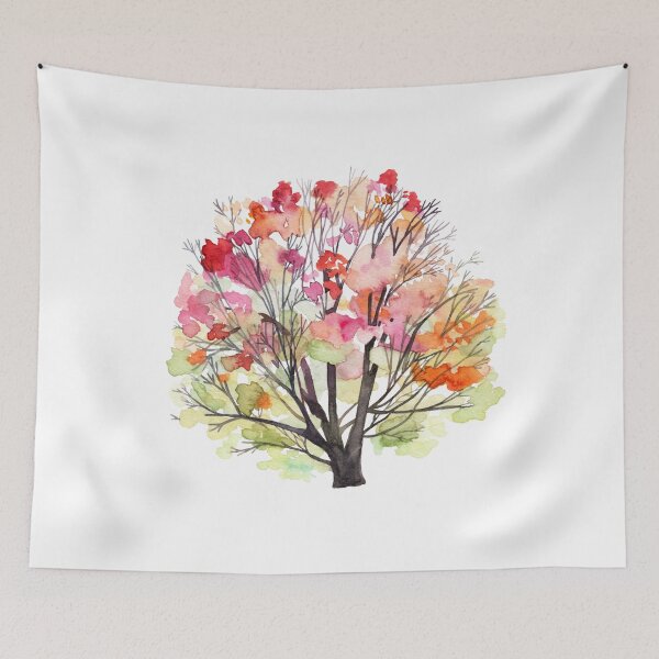 Item preview, Watercolor Autumn Tree designed and sold by peacelettering.