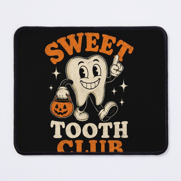 Item preview, sweet tooth club smiling candy tooth halloween art designed and sold by anapldv.