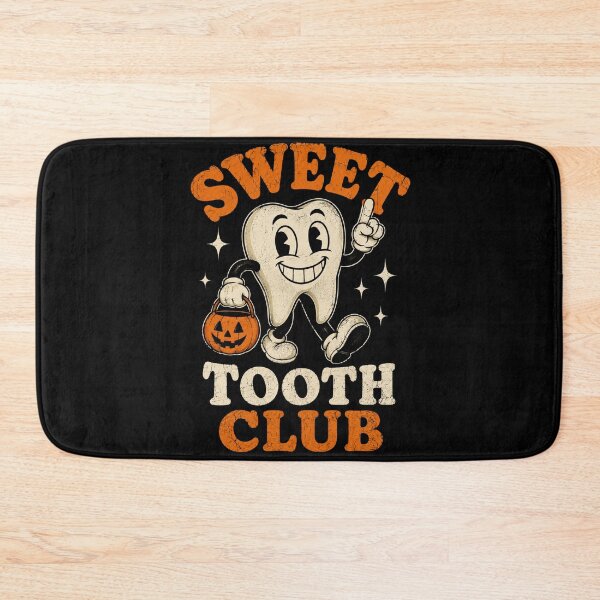 Item preview, sweet tooth club smiling candy tooth halloween art designed and sold by anapldv.