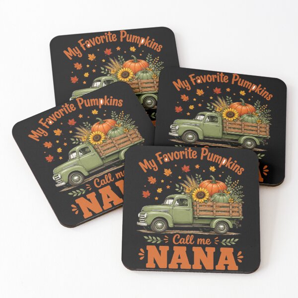 Item preview, Pumpkins Calling Me Nana Autumn Truck Graphic designed and sold by anapldv.