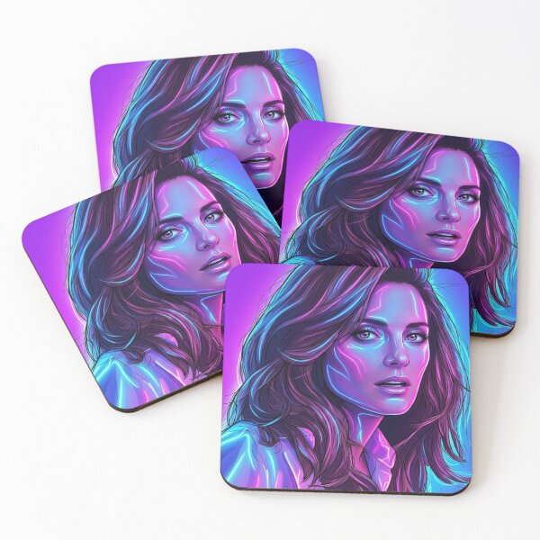 Item preview, SK Sexy Neon Beckett Actress Lgbtq+ Comic Book Art Home Wall Decor Print Poster Pride TV Series Movie Music designed and sold by Mind Space.