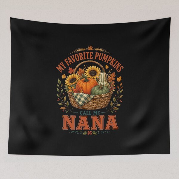 Item preview, Pumpkin Patch Nana Autumn Basket Fall Harvest Gift designed and sold by anapldv.