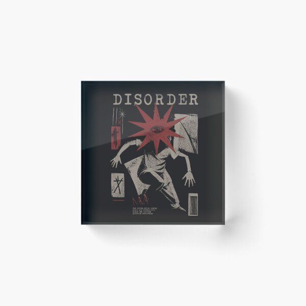 Item preview, Disorder Break the Pattern Brutalist Graphic Art designed and sold by ERODED SELF.