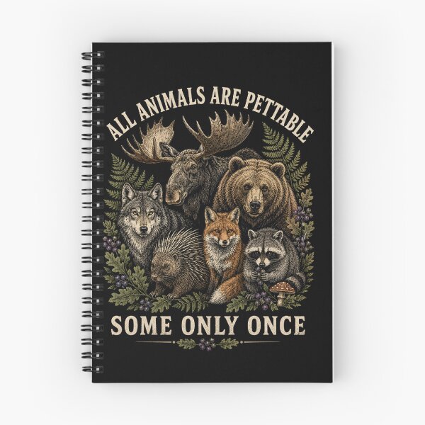 Item preview, Petable Wildlife Quote Shirt with Bear, Moose, Wolf and Fox designed and sold by anapldv.