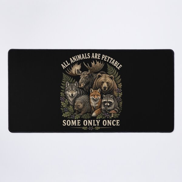 Item preview, Petable Wildlife Quote Shirt with Bear, Moose, Wolf and Fox designed and sold by anapldv.