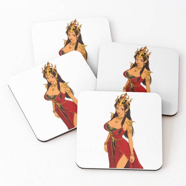 Item preview, Dragon Queen Pin-Up – Fantasy Warrior Woman designed and sold by  Hollow Moon Studios..