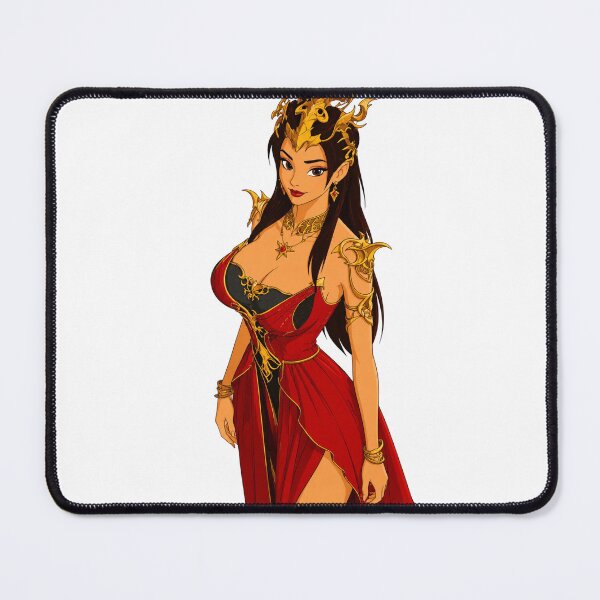 Item preview, Dragon Queen Pin-Up – Fantasy Warrior Woman designed and sold by Hollow Moon Studios..