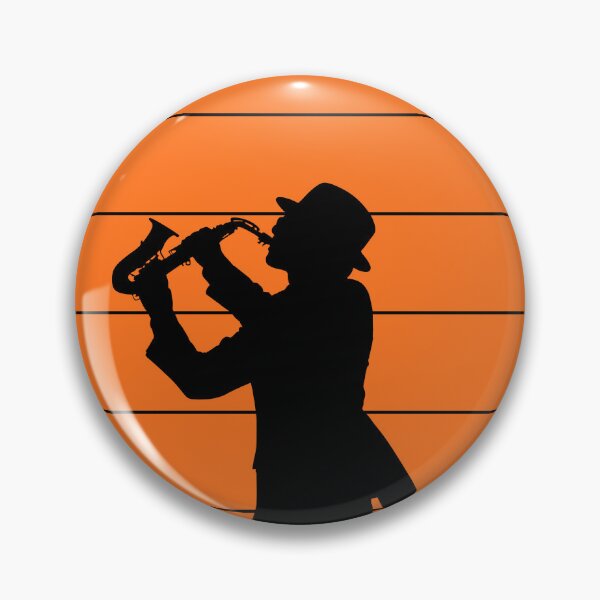 Item preview, saxophonist in the lights designed and sold by Konvero.