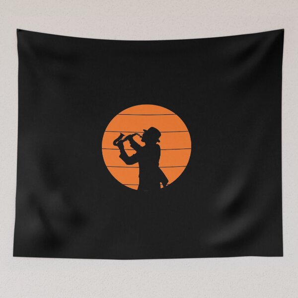 Item preview, saxophonist in the lights designed and sold by Konvero.