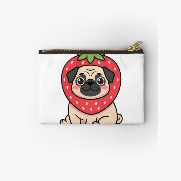 Item preview, Strawberry Puppy - Kawaii Pug in Costume designed and sold by conamor-bymel.