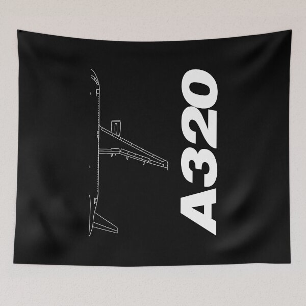 Item preview, A310 Commercial Jetliner Technical Blueprint (White Edition) designed and sold by Magazine Combate.