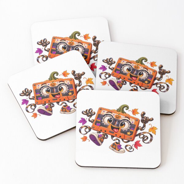 Item preview, Calabaza en casete: personaje de cinta retro de Halloween designed and sold by The Cutting Room.