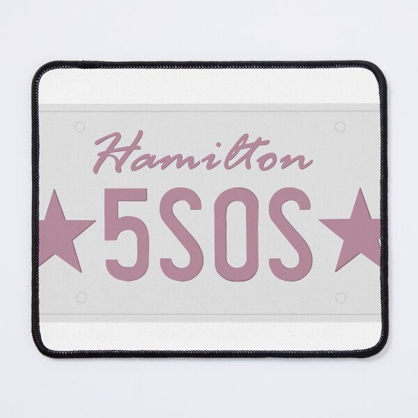 Item preview, 5 Seconds of Summer Hamilton Licence Plate designed and sold by RebelAtHeartDesigns.
