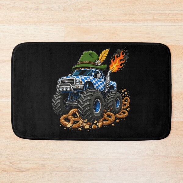 Item preview, monster truck with stein hat and flaming exhaust art designed and sold by anapldv.