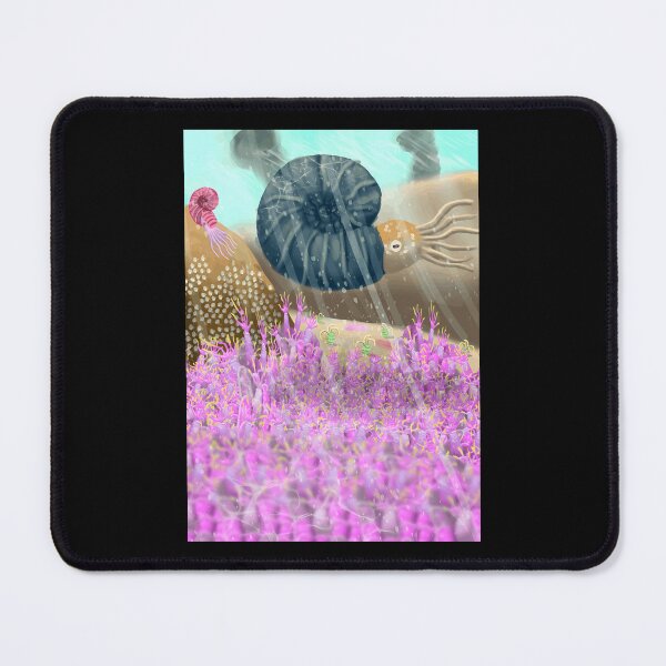Item preview, Colorful Underwater Scene with Nautilus and Coral designed and sold by Fibi-studio.