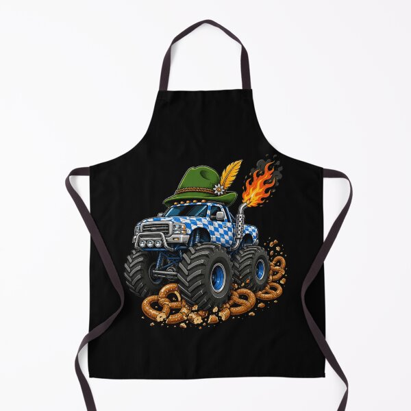 Item preview, monster truck with stein hat and flaming exhaust art designed and sold by anapldv.