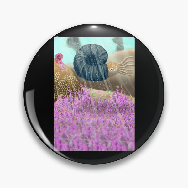 Item preview, Colorful Underwater Scene with Nautilus and Coral designed and sold by Fibi-studio.