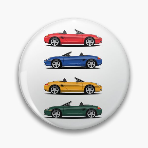Artikelvorschau, Porsche 986 Boxster Farbstapel Klassische Illustration entworfen und verkauft von blackdogshop.