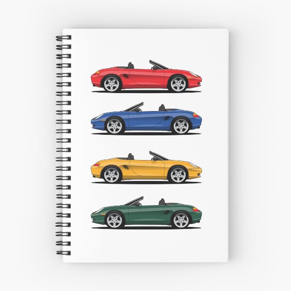 Item preview, Porsche 986 Boxster Color Stack Classic Illustration designed and sold by blackdogshop.