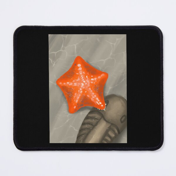Item preview, Vibrant Orange Starfish in Shallow Water designed and sold by Fibi-studio.