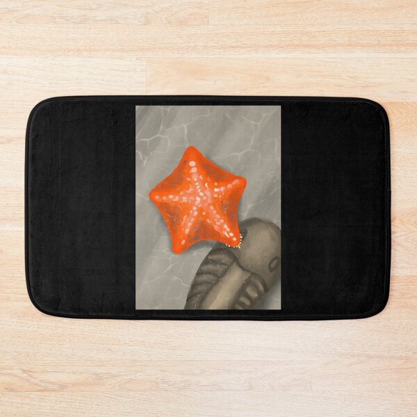 Item preview, Vibrant Orange Starfish in Shallow Water designed and sold by Fibi-studio.