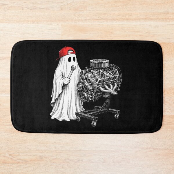 Item preview, engine Ghost Mechanic with 383 Stroker Hot Rod Art designed and sold by anapldv.