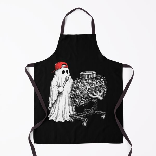 Item preview, engine Ghost Mechanic with 383 Stroker Hot Rod Art designed and sold by anapldv.