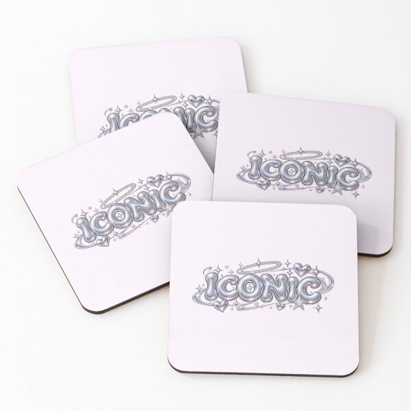 Item preview, Iconic Platinum Chrome Bubble Text designed and sold by Inkworksbyshery.