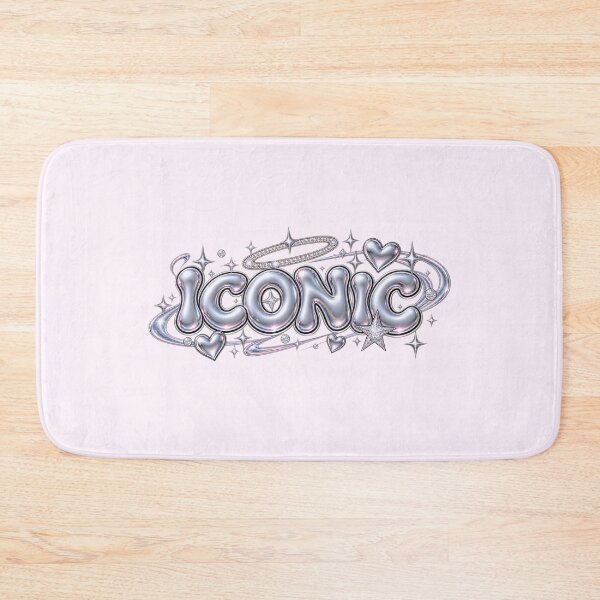 Item preview, Iconic Platinum Chrome Bubble Text designed and sold by Inkworksbyshery.