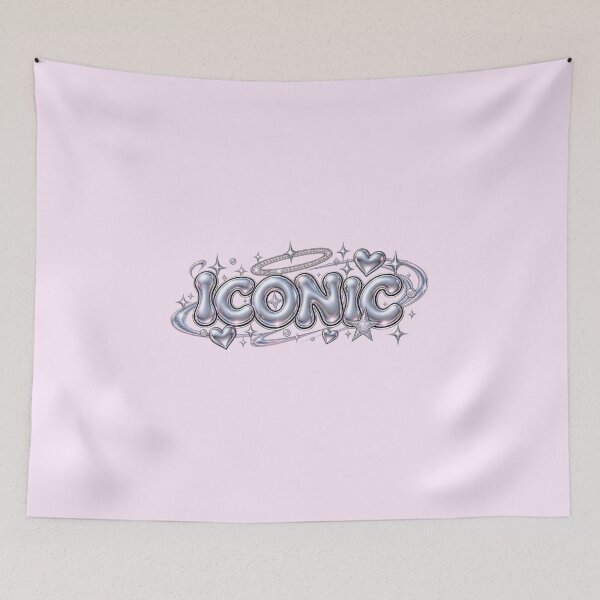Item preview, Iconic Platinum Chrome Bubble Text designed and sold by Inkworksbyshery.