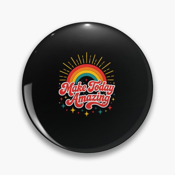 Item preview, Retro Rainbow Inspiration Graphic with Make Today Amazing designed and sold by anapldv.