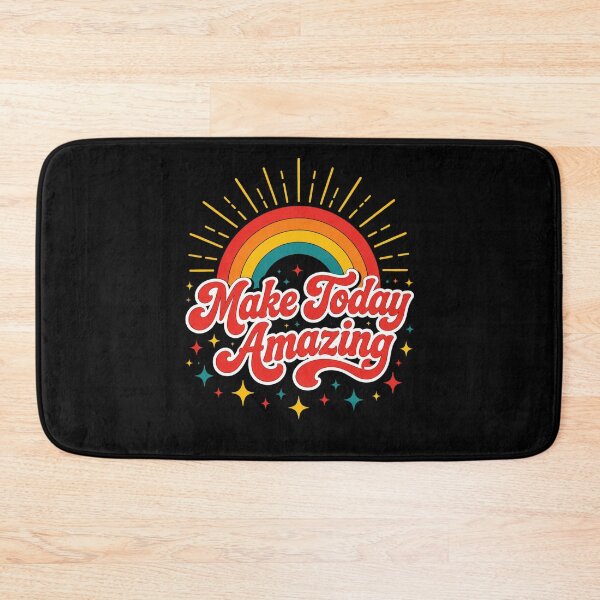 Item preview, Retro Rainbow Inspiration Graphic with Make Today Amazing designed and sold by anapldv.