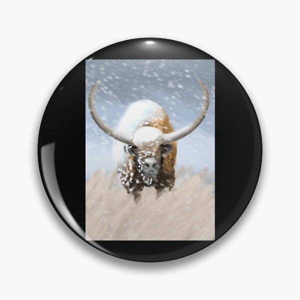 Item preview, Majestic Snowy Ox with Horns designed and sold by Fibi-studio.