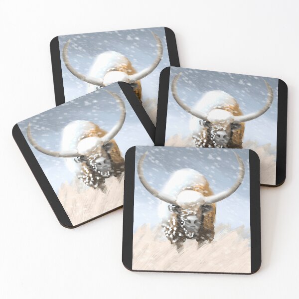 Item preview, Majestic Snowy Ox with Horns designed and sold by Fibi-studio.