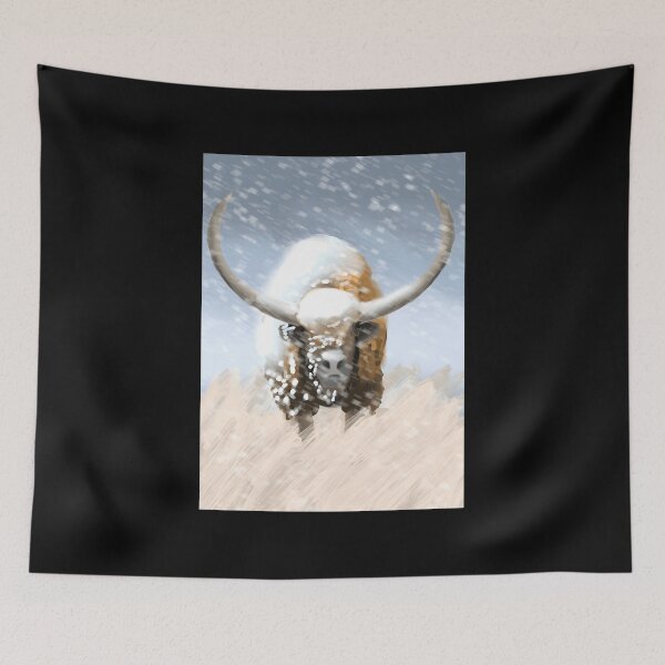 Item preview, Majestic Snowy Ox with Horns designed and sold by Fibi-studio.