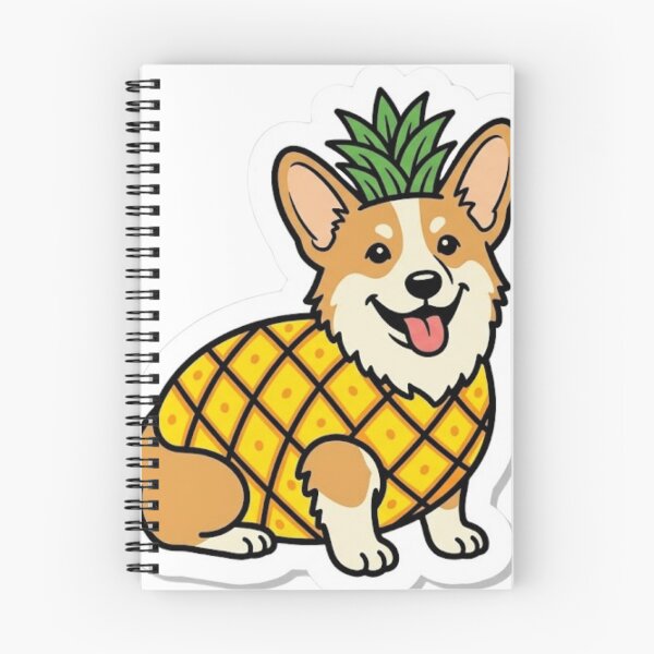 Item preview, Pineapple Corgi - Kawaii Tropical Summer designed and sold by conamor-bymel.