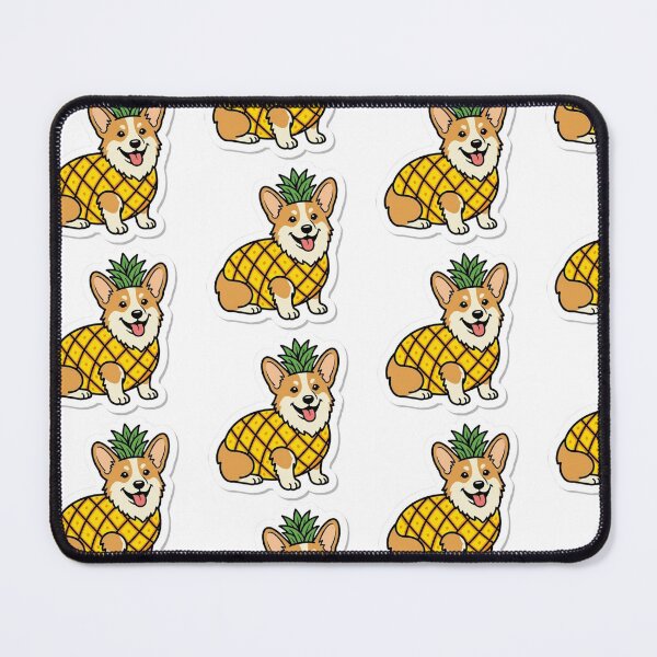 Item preview, Pineapple Corgi - Kawaii Tropical Summer designed and sold by conamor-bymel.