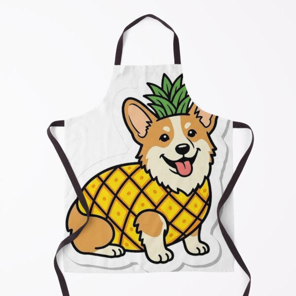 Item preview, Pineapple Corgi - Kawaii Tropical Summer designed and sold by conamor-bymel.