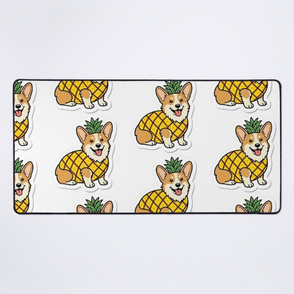 Item preview, Pineapple Corgi - Kawaii Tropical Summer designed and sold by conamor-bymel.