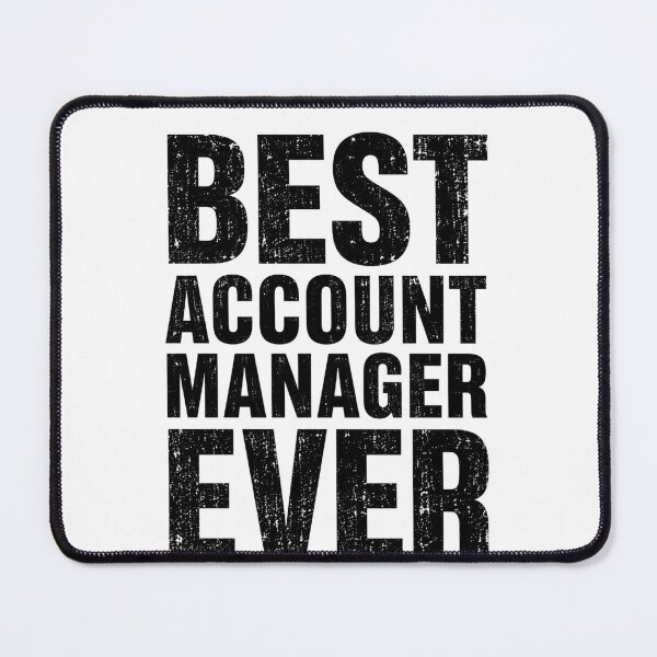 Item preview, best account manager inspirational retro typography quote designed and sold by anapldv.