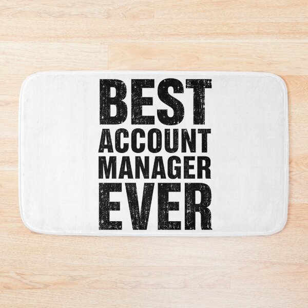 Item preview, best account manager inspirational retro typography quote designed and sold by anapldv.